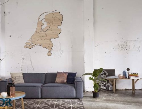 Landkaart Nederland
